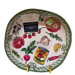 4 Rachel Ashwell Italian Vegetable Salad Bowls Melamine 7.5" The Farmhouse Nonna